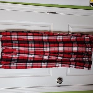 Pink by Victoria's Secret Plaid Flannel Pajama Pants, Women's Size Small